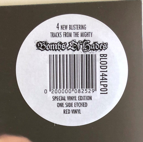 Bombs Of Hades : Phantom Bell (12", S/Sided, EP, Etch, Ltd, Red)