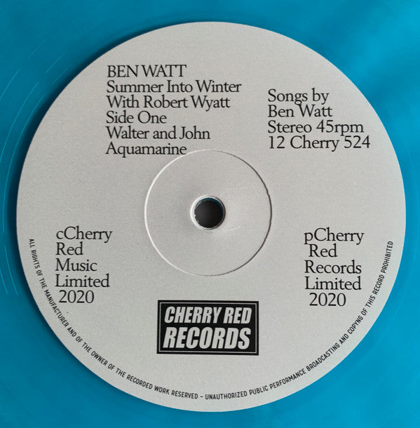 Ben Watt With Robert Wyatt : Summer Into Winter (12", EP, RSD, Ltd, RE, RM, Tur)