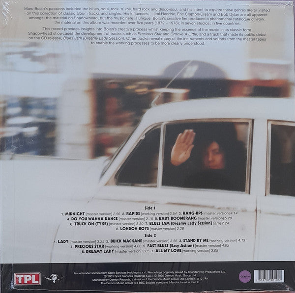 Marc Bolan & T. Rex : Shadowhead (LP, Album, RE, Pur)