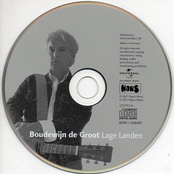 Boudewijn de Groot : Lage Landen (CD, Album)