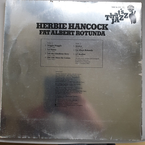 Herbie Hancock : Fat Albert Rotunda (LP, Album, RE)