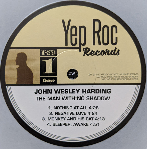 John Wesley Harding : The Man With No Shadow (2xLP, Album, RSD, Cre)