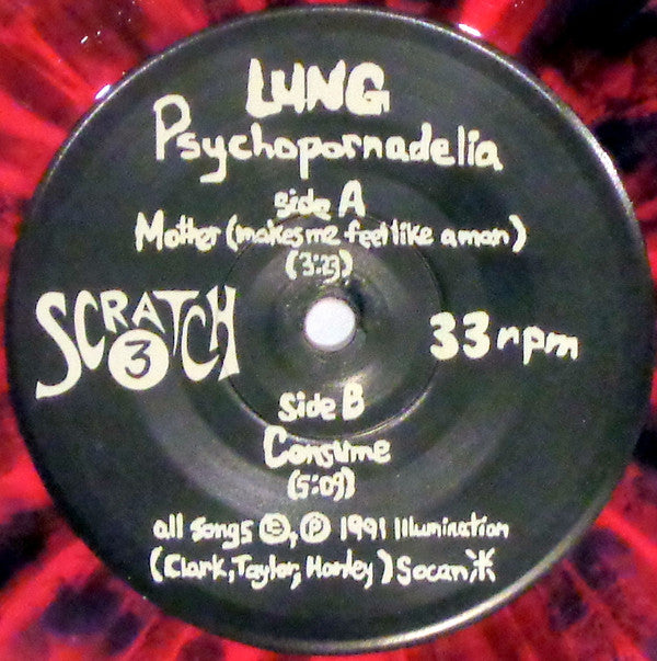 Lung : Psychopornadelia (7", Single, Red)