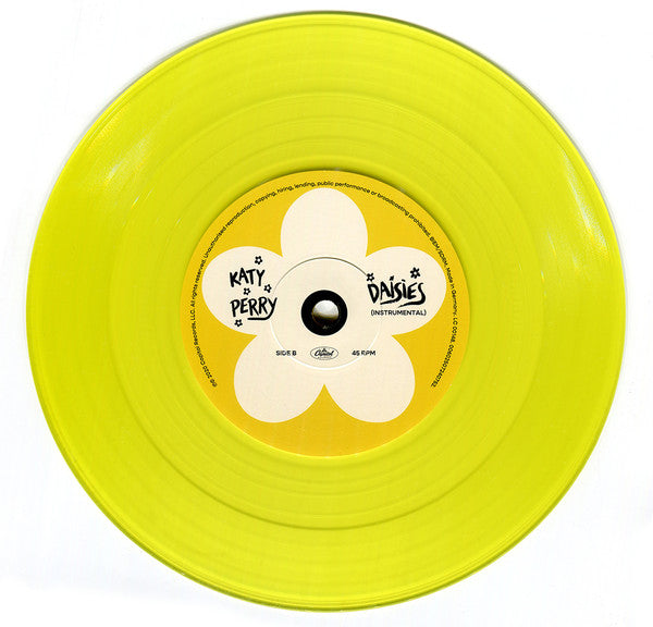 Katy Perry : Daisies (7", Single, Ltd, Yel)