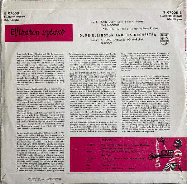 Duke Ellington And His Orchestra : Ellington Uptown (LP, Album, Mono)