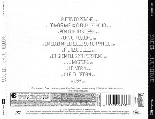 Alain Souchon : La Vie Théodore (CD, Album, Copy Prot.)