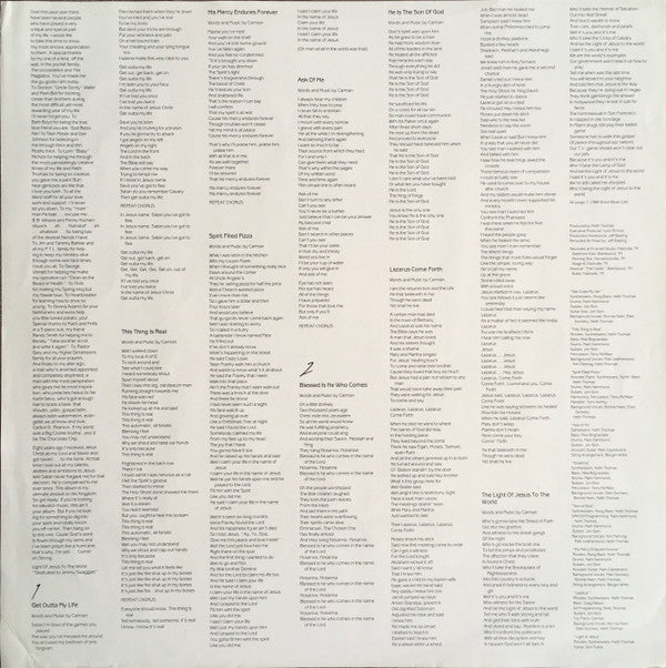 Carman : Comin' On Strong (LP, Album)