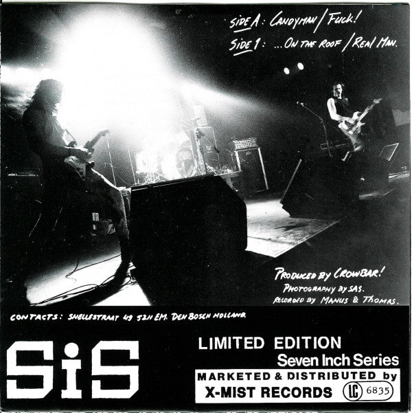 Crowbar (5) : Candyman (7", EP, Ltd)