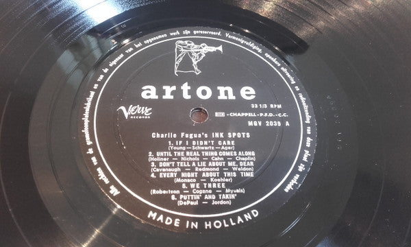 Charlie Fuqua 's The Ink Spots : The Ink Spots In Hi-Fi (LP, Album, Mono)