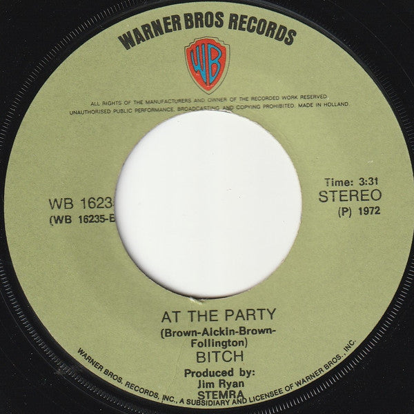 Bitch (9) : Good Time Coming (7", Gre)