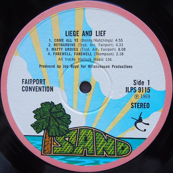 Fairport Convention : Liege & Lief (LP, Album, RP, Pin)