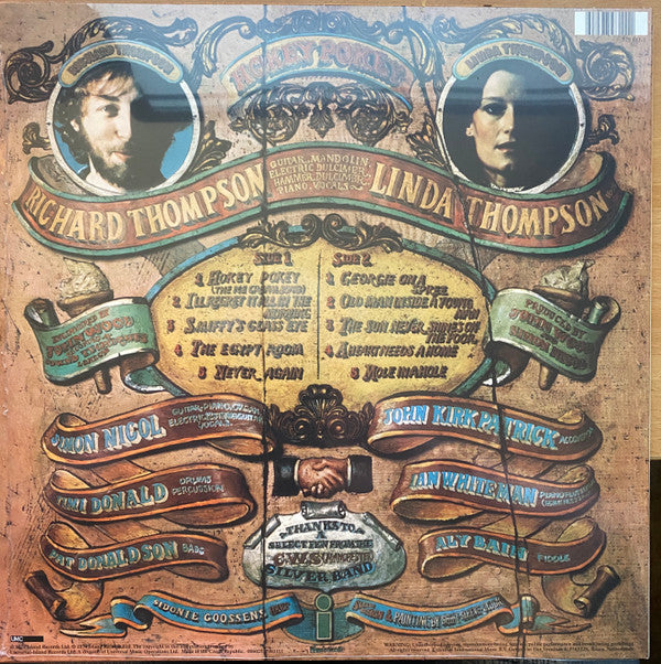 Richard & Linda Thompson : Hokey Pokey (LP, Album, RE, 180)