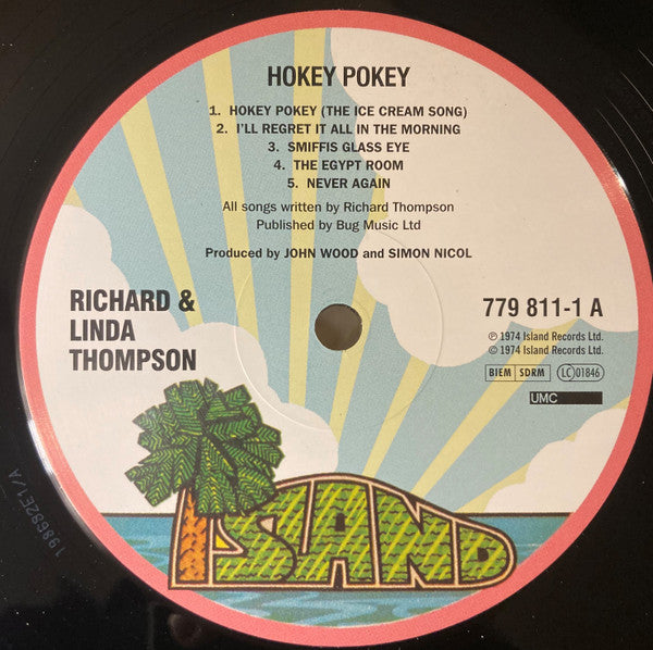 Richard & Linda Thompson : Hokey Pokey (LP, Album, RE, 180)