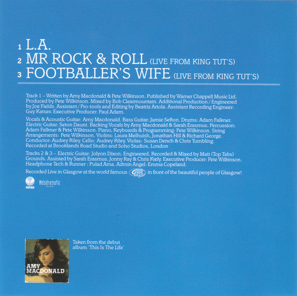 Amy MacDonald : L.A. (CD, Single)