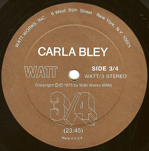 Michael Mantler / Carla Bley : 13 & 3/4 (LP, Album)