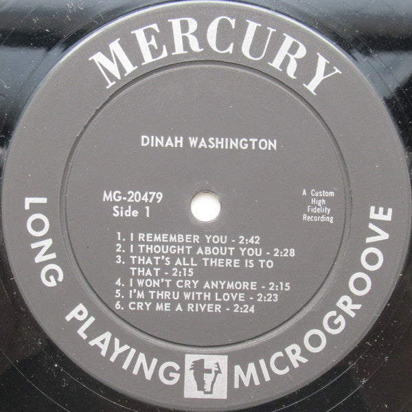 Dinah Washington : What A Diff'rence A Day Makes! (LP, Album, Mono)