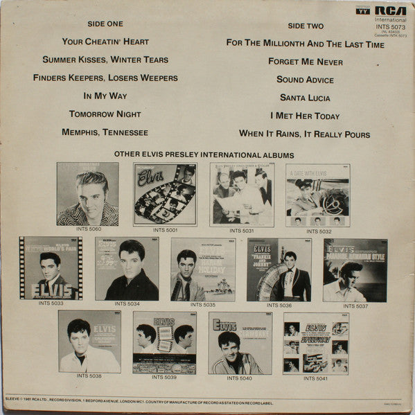 Elvis Presley : Elvis For Everyone! (LP, Album, RE)