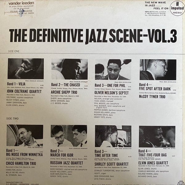 Various : The Definitive Jazz Scene Volume 3 (LP, Comp)