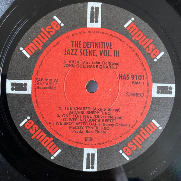 Various : The Definitive Jazz Scene Volume 3 (LP, Comp)