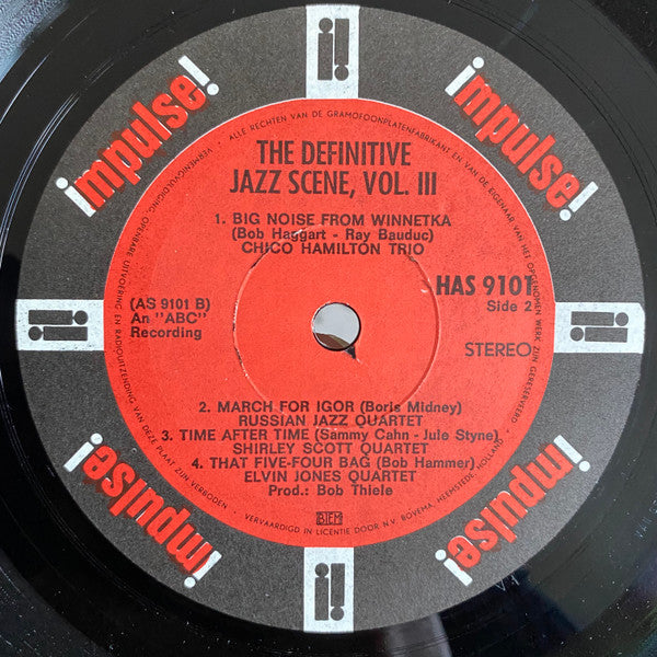 Various : The Definitive Jazz Scene Volume 3 (LP, Comp)