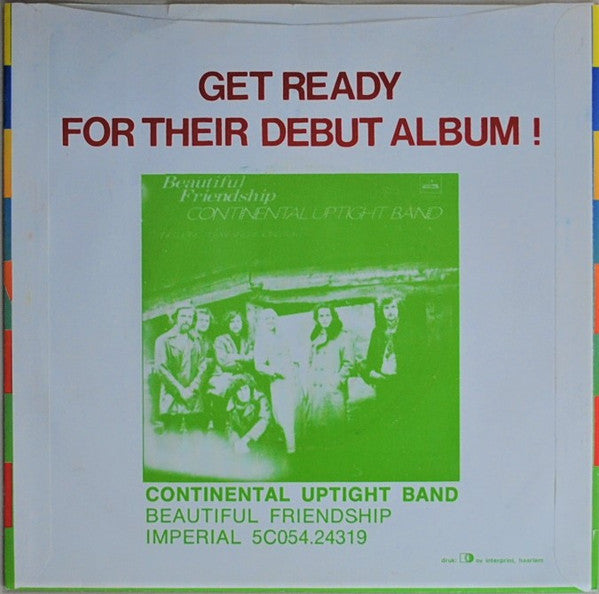 The Continental Uptight Band : The Day Is Near / Window Seat (7", Single)