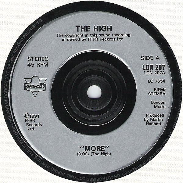 The High : More... (7", Single)