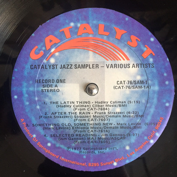 Various : Catalyst Jazz Sampler (2xLP, Comp)