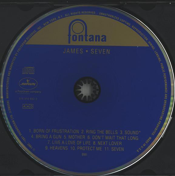 James : Seven (CD, Album)