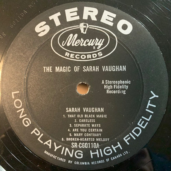 Sarah Vaughan : The Magic Of Sarah Vaughan (LP, Album)