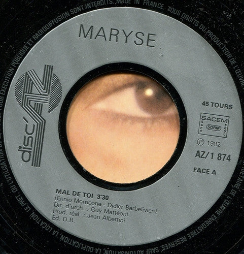 Maryse Gildas : Mal De Toi (7", Bla)