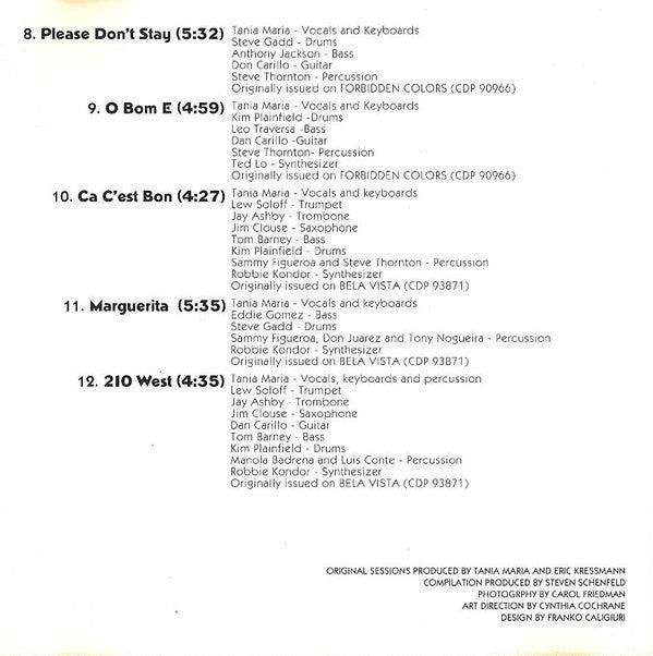 Tania Maria : The Best Of Tania Maria (CD, Comp)