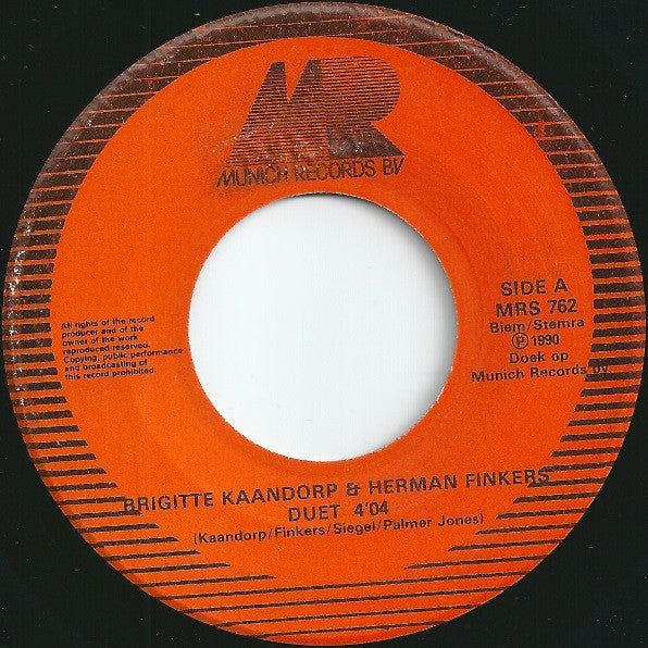 Brigitte Kaandorp & Herman Finkers : Duet (7", Single)