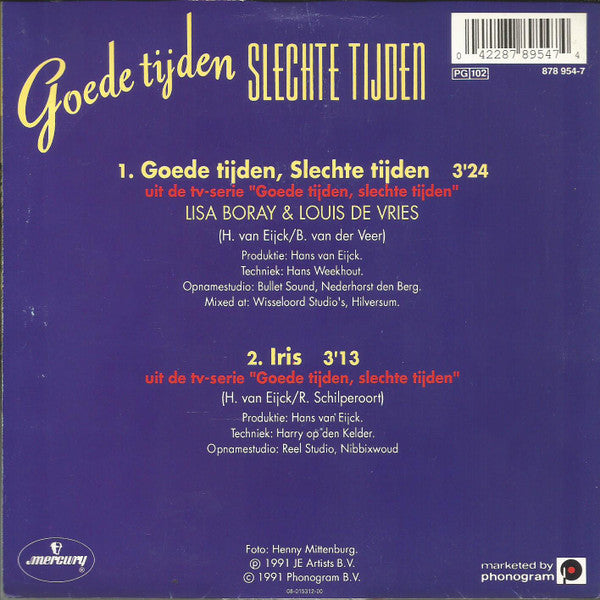 Lisa Boray & Louis De Vries (2) : Goede Tijden Slechte Tijden (7", Single)