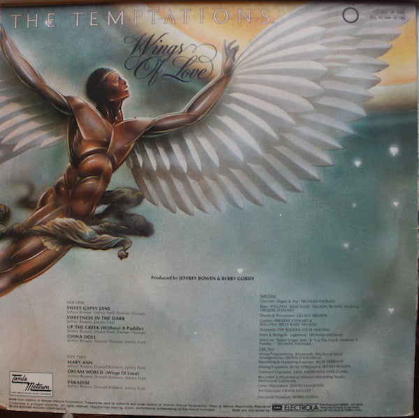 The Temptations : Wings Of Love (LP, Album)