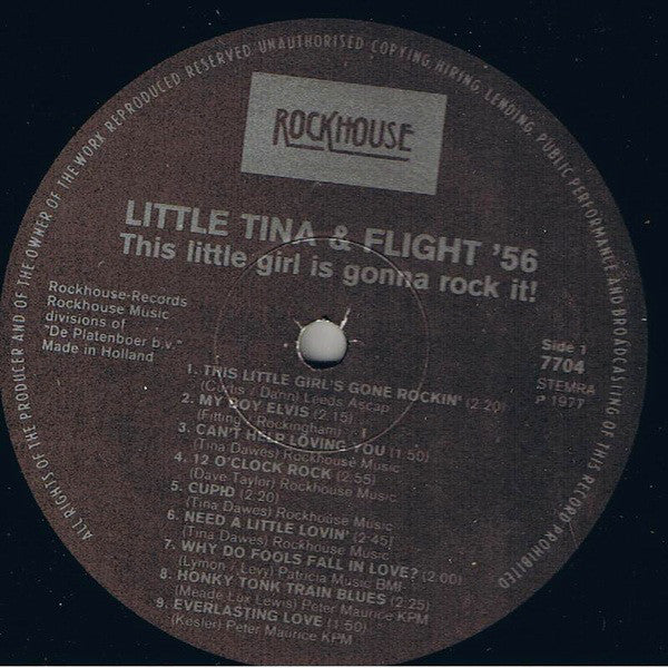 Little Tina & Flight '56 : This Little Girl Is Gonna Rock It! (LP, Album)