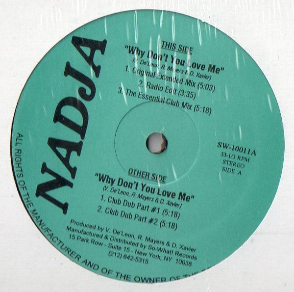 Nadja (10) : Why Don't You Love Me (12")