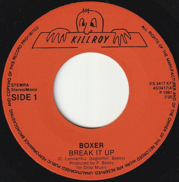Boxer (3) : Break It Up (7", Single)