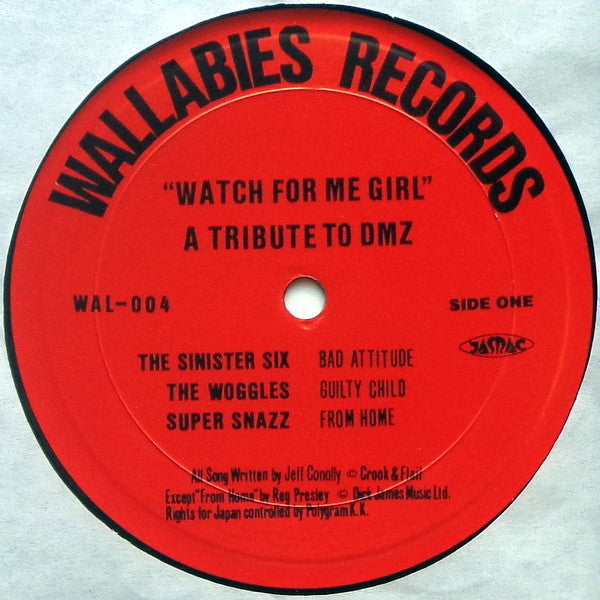 Various : Watch For Me Girl - A Tribute To DMZ (10", Comp)