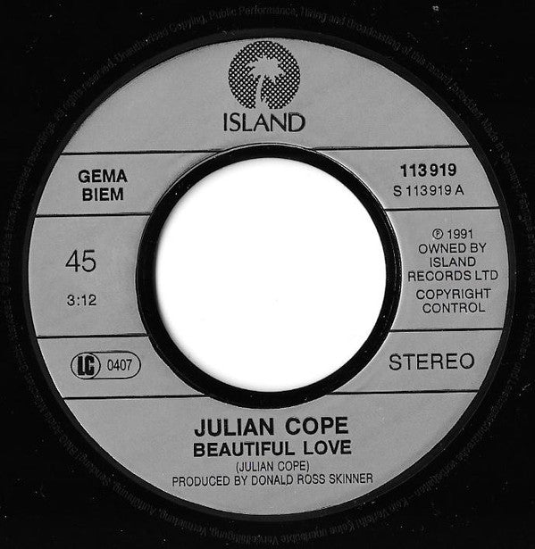 Julian Cope : Beautiful Love (7", Single)