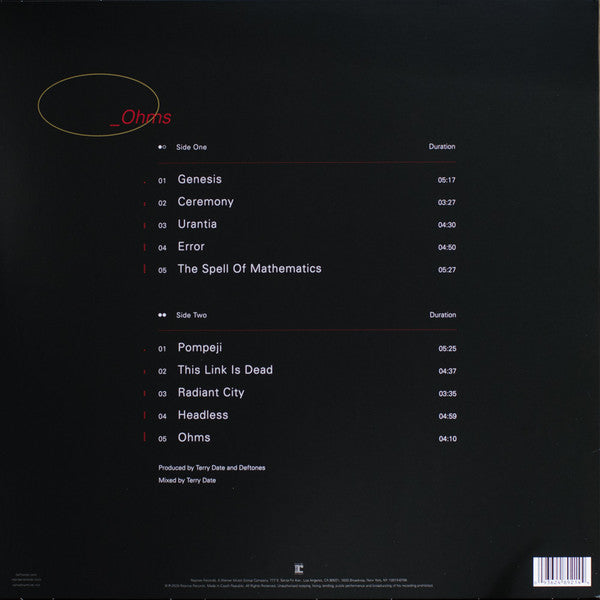 Deftones : _Ohms (LP, Album)