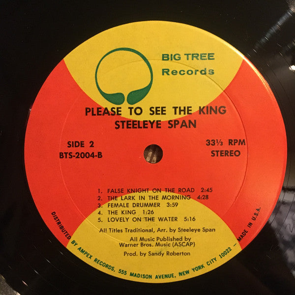 Steeleye Span : Please To See The King (LP, Album, Mon)