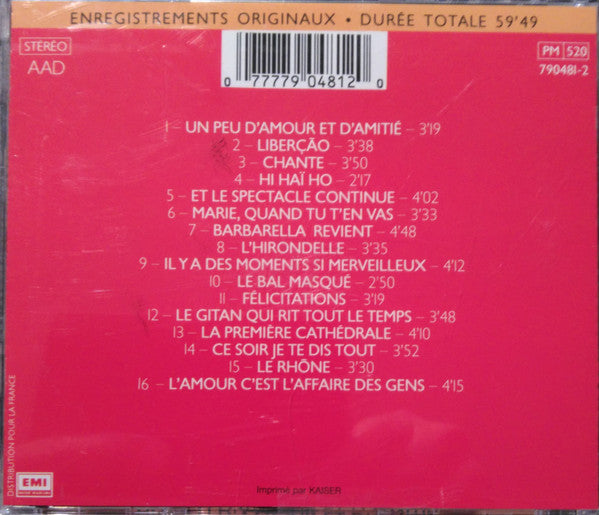 Gilbert Bécaud : Becaulogie 7 - Un Peu D'Amour Et D'Amitié - (CD, Comp)