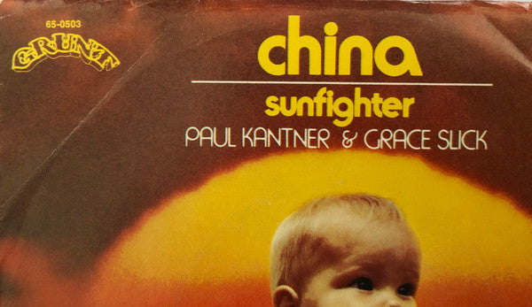 Paul Kantner / Grace Slick : Sunfighter (7", Single)