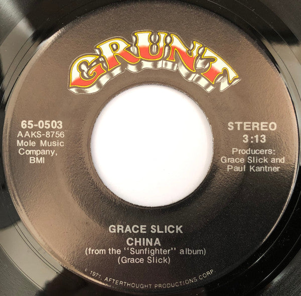 Paul Kantner / Grace Slick : Sunfighter (7", Single)