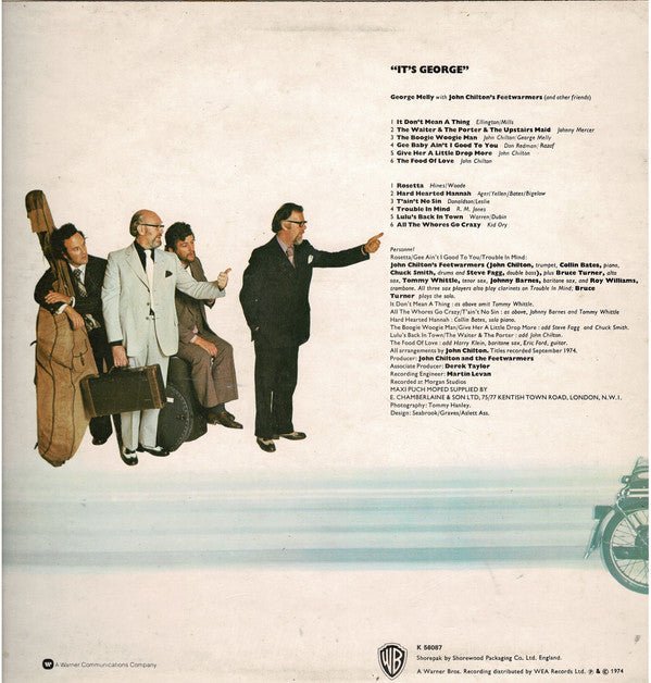 George Melly With John Chilton's Feetwarmers : It's George (LP, Album)