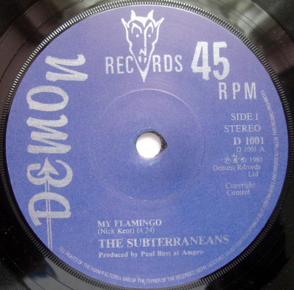 The Subterraneans (2) : My Flamingo (7", Single)