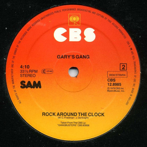 Gary's Gang : Showtime / Rock Around The Clock (12")