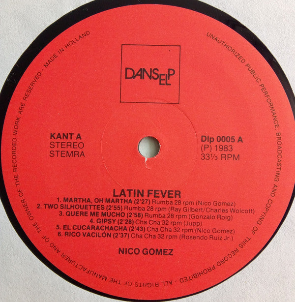 Nico Gomez : Latin Fever 2  (LP)