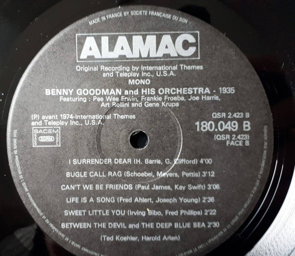 Benny Goodman And His Orchestra : Benny Goodman And His Orchestra 1935 (LP, Album, Mono)