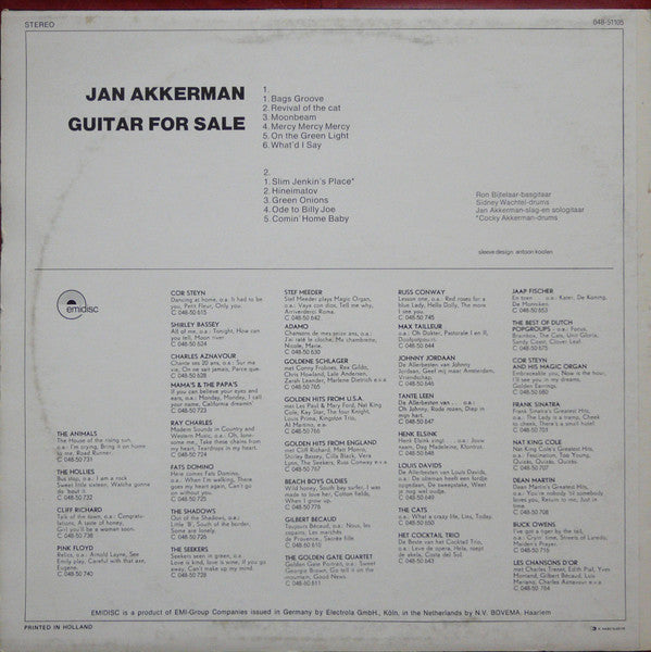Jan Akkerman : Guitar For Sale (LP, Album, RE)